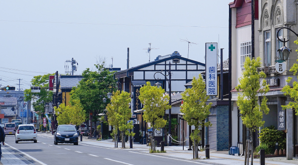 バス乗り場・路線図